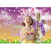 Alltten 6X4FT Easter Backdrop He is Risen Easter Banner Backdrop