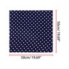 Allegra K Women's Scarf, Square, Silk-like, Dot Square Scarf, Neckerchief,