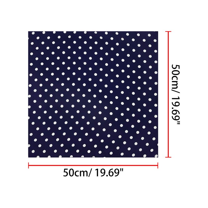Allegra K Women's Scarf, Square, Silk-like, Dot Square Scarf, Neckerchief,