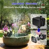 AISITIN 3.5W Solar Fountain Pump Built-in 1800mAh Battery, Solar Bird