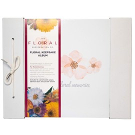 Floral Preservation Album – Pressed Flower Photo Album with Writing Space Notes Section and Sleeve Pockets, Use for Flower Drying & Scrapbooking to Create Floral Art and Keepsakes (1)