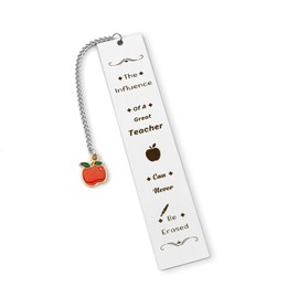 Teacher Gifts,Teacher Appreciation Gifts,Teacher Christmas Gifts,Teacher Bookmark,Best Teacher Valentine End of Year Thanksgiving Gifts, Birthday Thank You Retirement Teacher Presents Bookmarks