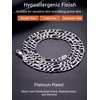 Chains 925 Sterling Silver Necklace Italy 5mm Figaro Link Chain