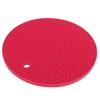 5PCS Silicone Trivet Mats Round Multipurpose Heat Resistant Non Slip