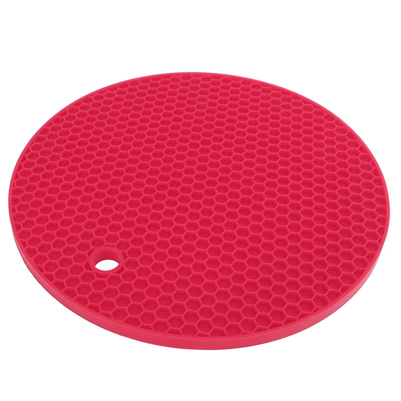 5PCS Silicone Trivet Mats Round Multipurpose Heat Resistant Non Slip