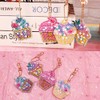 Samcos 5D Diamond Painting Keychain Ice Cream Kit Set of