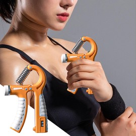 Grip Strength | Finger Stretcher,Adjustable Grip Exercises Forearm Trainer Finger Grip Strengthener with Counter for Workout