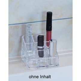 Fantasia Lipstick Holder, Acrylic, Empty, 9 x 9 cm
