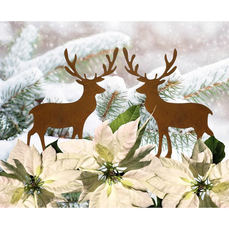 LB H&F Lilienburg Christmas Decoration Rust Metal Weatherproof