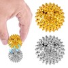 2Pcs Stachelige sensorische magnetische Akupressurbälle