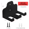 XZHXFX Barbell Wall Holder,Barbell wall Mount Hanger with 2 Bar