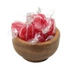 YANKEETRADERS Cinnamon Hard Candy Discs, Red and White Striped, 3