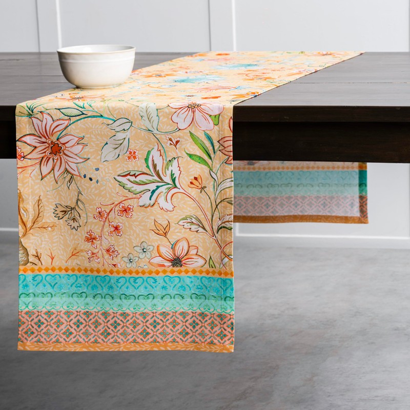 Maison d' Hermine Tablerunner 100% Cotton Table Runner Decorative Washable