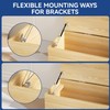 Gas Struts 15 inch 22.5lb with Brackets (2 Pack) -