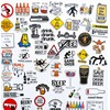 Generic Beer Sticker Decals for Cooler, Drink, Adults - Matte,