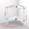 humberboat Acrylic Corner Shower Stool for Shaving Legs for Inside