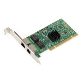 KALEA-INFORMATIQUE © PCI 16/32 Bit Gigabit Ethernet Controller Card – 2 ports – Chipset for PC Server Intel 82546eb/GB