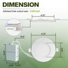 12 Pack Recessed Lighting 4 Inch with Night Light, 4