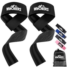 Correas de Silicona Antideslizante de Doble Cara, Straps Para Gym, Levantamiento de Pesas - Powerlifting y CrossFit, Protegen las Manos, Máximo Agarree para Hombres y Mujeres