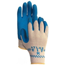 Atlas Showa Atlas Fit Unisex Indoor/Outdoor Rubber Coated Work Gloves Blue/Gray M