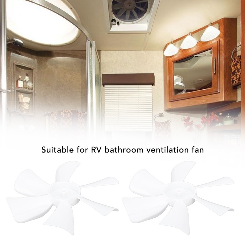 2pcs 6 Inch RV Vent Fan Blade High Efficiency RV