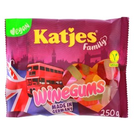 Katjes Family Winegums Vegan, Pack of 22 (22 x 250 g)