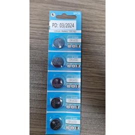 CR1632 Lithium Battery 3V, 10 Count Pack CR 1632 3 Volt Button Coin Cell Batteries for Car Key Fob, Watch, Thermometer, Remote Control