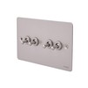 Schneider Electric Ultimate Flat Plate - 4 Gang Toggle 2