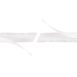 DTGN 26ftx0.35 x0.2(LxWxH) Seal Brush Weather Stripping - 1Pack - Good for Home Door Window Frame - Adhesive Sweep Brush - White