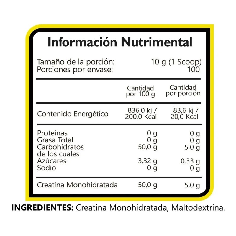 Creatina Bhp Ultra Polvo Sabor