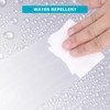 MhhYLL Clear Shower Curtain Liner,72 x 72 Inches Vinyl 10
