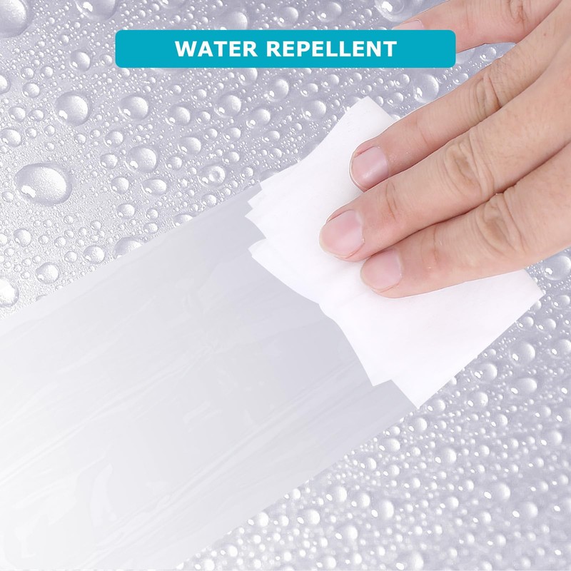 MhhYLL Clear Shower Curtain Liner,72 x 72 Inches Vinyl 10
