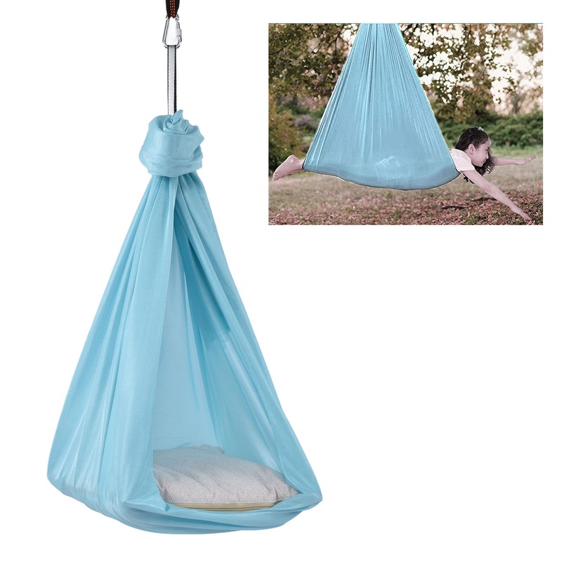 Yoga Hammock Durable Elastic 25KN Aerial Yoga Hammock with Daisy