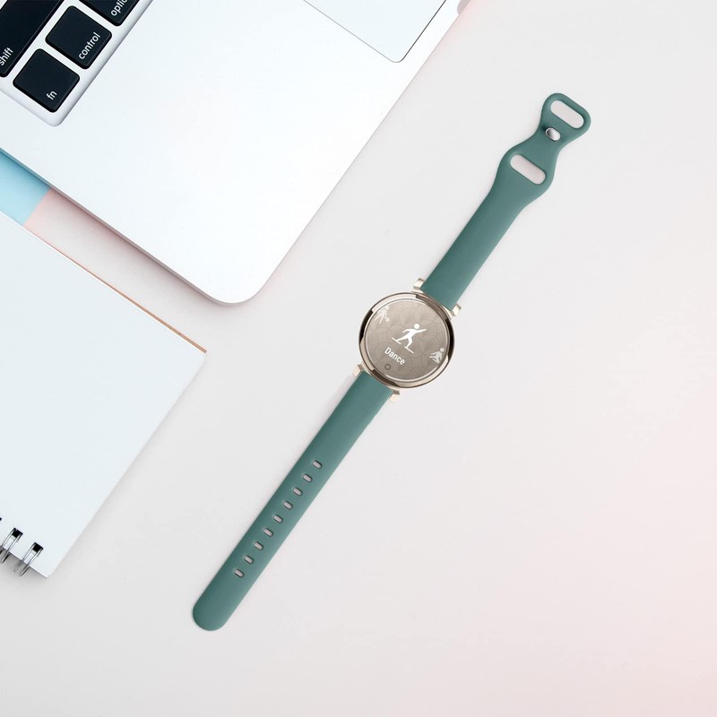 TUCOMO Slim Silicone Watch Bands Compatible with Garmin Lily 2,