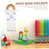 LALAFINA Rainbow Hair Clip Holder Stylish Hair Accessories Organizer for