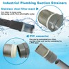 3 inch stainless steel filter DN80/3" Grey PVC Suction Strainers