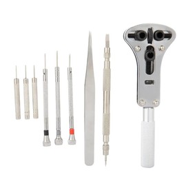 plastific Watch Repair Tool Kit Link Remover Spring Bar Band Pin Back Opener Screwdriver - Watch Repair Tool Kit with Carrying Case (13 Pieces Watch Repair Kit)
