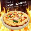 VIKEYHOME Round Pizza Stone, Heavy Duty Cordierite Pizza Grilling Stone,