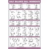 Palace Learning 2 Pack, Half Balance Ball Workout Poster +