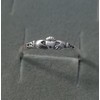 Solid 925 Sterling Silver Claddagh stacking Ring in sizes G-Z