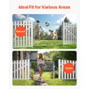 VEVOR Chain Link Fence Gate, 72 x 48 in, Adjustable