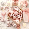 Liliful Christmas Candy Ornament Set 30 Pcs Plastic Peppermint Candy