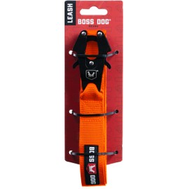Boss Dog Tactical Leash, Hunter Orange, 4 FT