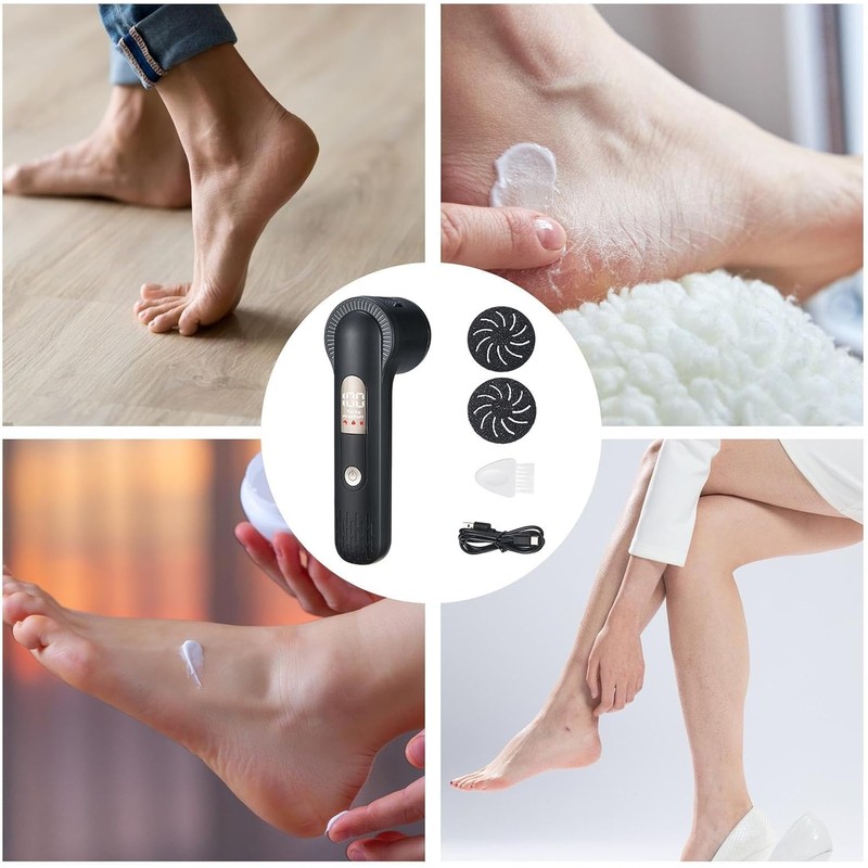 Eliminador Eléctrico de Callosidades y Durezas de los Pies Juego