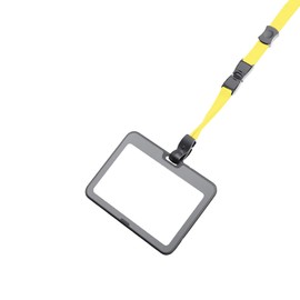 ASTAR Employee ID Card Holder, Horizontal ID Card Holder, Name Holder, Pass Case, Double-Sided, Name Tag Case, IC Card Case, Commuter Holder, Strap, Compatible with Various Credit Card Sizes/Employee