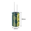 PENGLIN 5pcs Electrolytic Capacitors Aluminum Electrolytic Capacitors 16V 10000UF 105℃