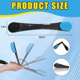 Juguta Rücken Eincremehilfe,Faltbarer Eincremehilfe Für Rücken,Wiederverwendbar Rückeneincremhilfe,Sunscreen Applicator,Bräunungs Self Tanner Brush Für Zuhause,Reisen