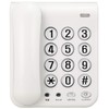 Kashimura NSS-07 Simple Phone with Hands-Free / Redial Function (White)