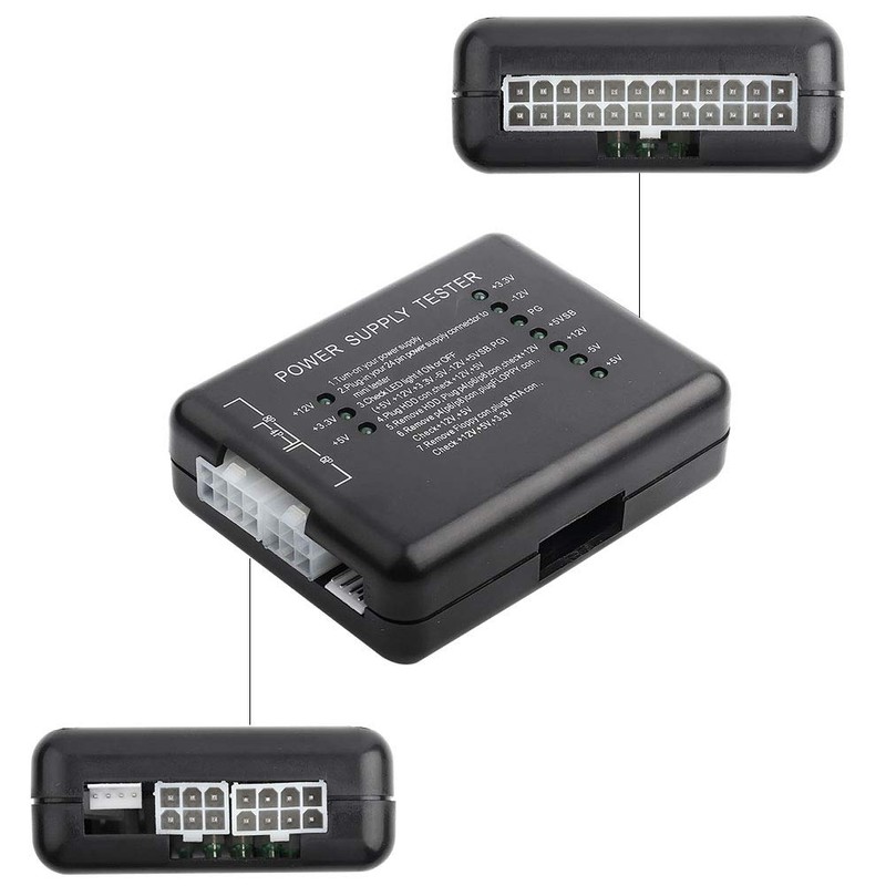 QANYEGN Power Supply Tester, Computer Power Supply Tester, Motherboard Tester,