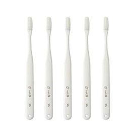 【歯科専用 歯ブラシ】オーラルケア プラークを落とす歯ブラシ[15本]タフト24 MH(ミディアムハード)ホワイト キャップなし